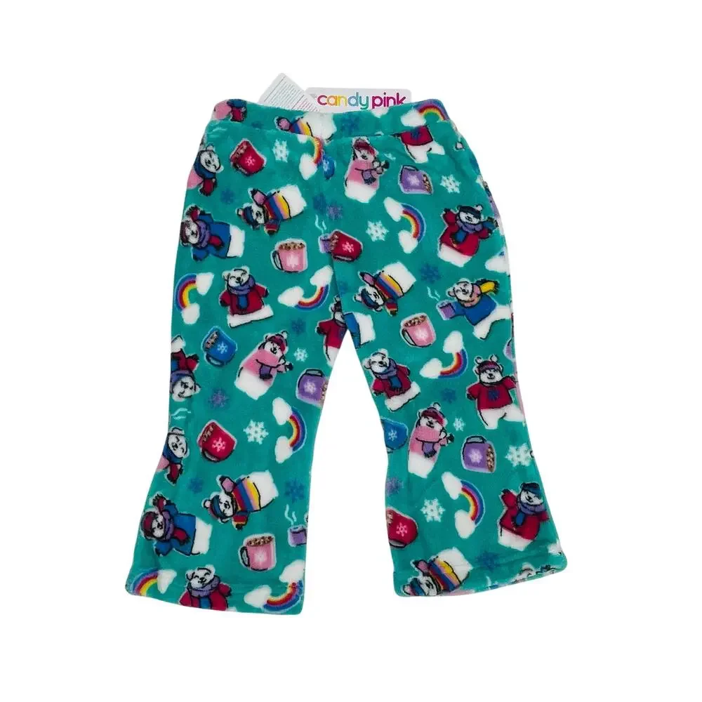 NWT Candy Pink 6/6X Christmas Pants